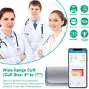 Ultra Portable Wireless Bluetooth Upper Arm Blood Pressure Monitor Large Cuff Multi Users