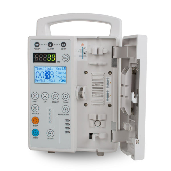 LCD Display IP-50 Infusion Pump Fluid Equipment With Audible and visual Alarm 50/60Hz