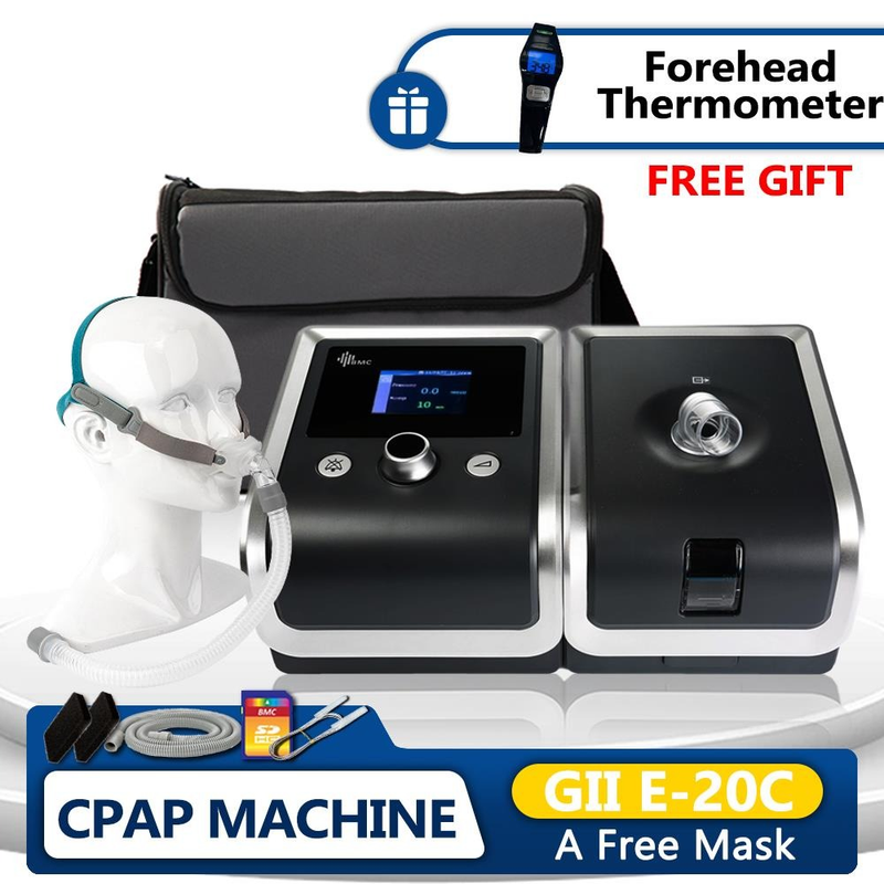GII CPAP Machine E-20C Anti Snoring Devices Treat Sleep Apnea with Mask and Humidifier Positive Airway Pressure Devices
