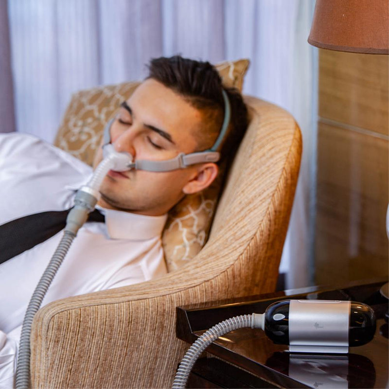 Newest M1 Mini Travel Auto CPAP Portable Anti Snoring Device Sleep Apnea Support Mobile Power Anhydrous Humidification Mask