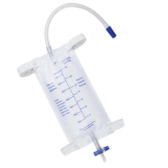 750ml Urinary Drainage Bag Latex Free Urine Leg Bag with Anti-Reflux Valve 5pcs