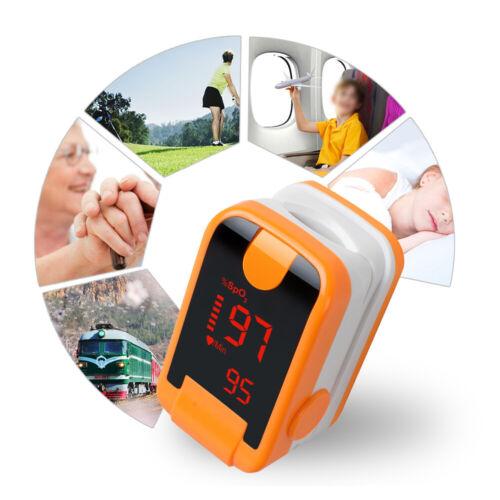 Carejoy Medical NEW Pulse Oximeter Finger Tip for Accurate Blood Oxygen Monitoring - Portable SpO2 PR Monitor with Display for Convenient Health Care