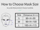 3 Size Cushions CPAP Full Face Mask With Adjustable Headgear