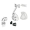 Nasal Mask With Headgear And Head pad Suitable For CPAP Machine