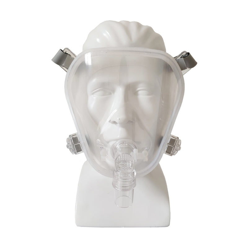 CPAP Full Face Transparent Mask with Sleep Bandage
