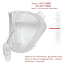 CPAP Full Face Transparent Mask with Sleep Bandage