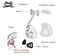 22mm CPAP Nasal Mask  Universal Respirator Ventilator Nose