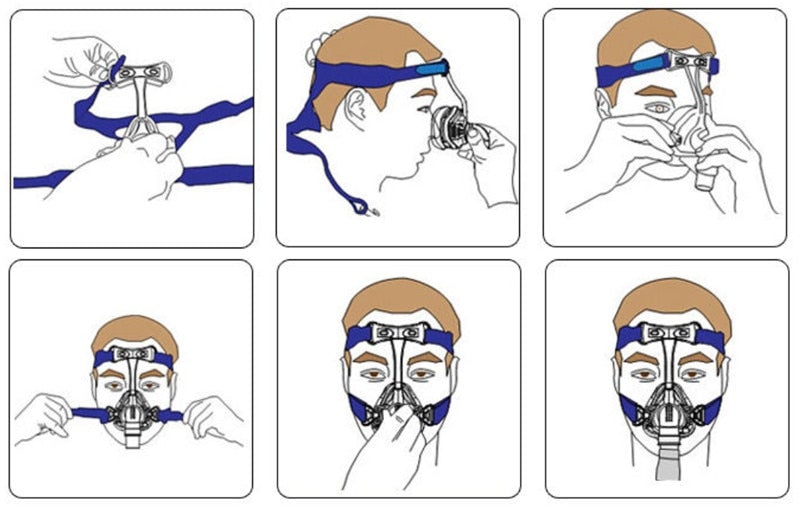 22mm CPAP Nasal Mask  Universal Respirator Ventilator Nose