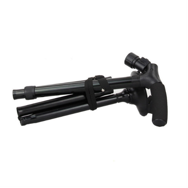 LED Folding Telescopic Cane Crutch Lightweight Safety